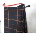 Tartan Kilt 'CLAN LAIRD" Made in Scotland. Vintage. Hips 40 inches x Length 101 cms. STUNNING