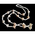 Clarke Sea Shell Necklace vintage approximate length 44 cms