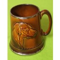 Sylvac Mug `Hunting Hound 2375` England vintage app. D 1 1 x H 11 cms