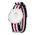 Super Stylish & Trendy: Kascade Alpha - Rose Gold Watch with a Nylon Strap