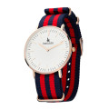 Simple, Casual & Trendy: Kascade Alpha - Rose Gold Watch with a Nylon Strap