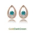 Angel water Green Rhinestones Earrings fashion Jewelry