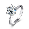Solitaire Tiffany  2.00ct Moissanite D/VVS1 Engagement Ring Set in Sterling Silver **Certified*