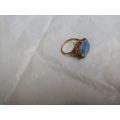 Aquamarine dress ring