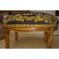 VICTORIAN EMBROIDERY FOOTSTOOL