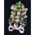 VINTAGE Porcelain Capodimonte Made in Italy Flower Arrangement. Chip 2 places