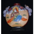 Vintage Collectable Satsuma Japanese Ceramic Hand Painted Vase