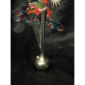Silver Plated Bud Vase Made in Japan