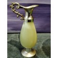 Beautiful Vintage Onyx Small Decorative Pitcher Vase