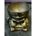 Vintage Metal Humpty Dumpty Egg Cup (Either Pewter or Silver Plated)