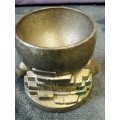 Vintage Metal Humpty Dumpty Egg Cup (Either Pewter or Silver Plated)