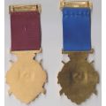 SOUTH AFRICAN RIFLE ASSOCIATION SANRA SHOOTING MEDALS x  2