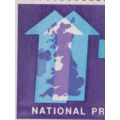 1962 GREAT BRITAIN QE II 3d NATIONAL PRODUCTIVITY YEAR "BLUE SHIFT DOWN & MARKS" MINT NEVER HINGED