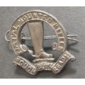 CAST IN FIELD NATAL MOUNTED RIFLES COLLAR BADGE