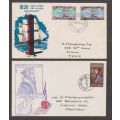 RSA SETTLERS , CALVIN AND NURSING ILLUSTATED FIRST DAY COVERS