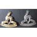 SOUTH AFRICA CADETS x 2 DIFFERENT CAP BADGES