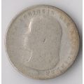 1897 NETHERLANDS 25 CENTS SILVER COIN