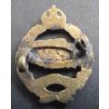 WORLD WAR 2 BRITISH ROYAL TANK CORPS COLLAR - CAST IN FIELD