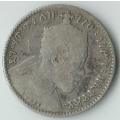 1895 ETHIOPIA MENELIK II GERSH SILVER COIN