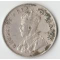 1935 UNION OF SOUTH AFRICA 2 1/2 SHILLINGS HALF CROWN SILVER COIN