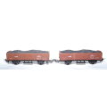 Lima SAR ES short wagons with coal load x 2  - HO #17002