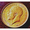 1925 SA UNION GOLD 10 SHILLINGS. 3.99  GRAMS 22ct