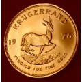 1976 RSA 1 OZ KRUGERRAND IN PERFECT CONDITION.  34 GRAMS OF 22CT