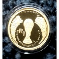 1 / 10 th 24  ct SOLID GOLD RSA R1 dated  2009... 3 available. .. bid per coin