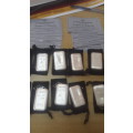 10 X 100 GRAMS PURE SILVER BARS WITH CERTIFICATES.... TOTALLING 1 KG PURE SILVER