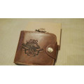 **Men's Genuine Leather Dakota Red Fino Wallet***TAN ONLY***Great Quality***BRAND NEW**3 Avail**