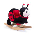 2-in-1 Plush Animal Rocker/Ride-on - Ladybug