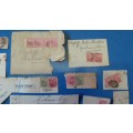 USED CAPE OF GOOD HOPE STAMPS ON PAPER