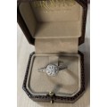 BROWNS 1934 DIAMOND ENGAGEMENT RING - 18CT WHITE GOLD