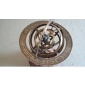 Armillary globe on base. Beautiful item to complement your home