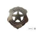 Marshall Tombstone metal badge. Replica