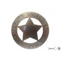 Deputy United States Marshall metal badge. Replica 107