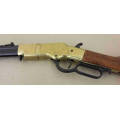 Henry rifle with octogonal barrel. Non functional replica