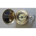 Compass. Push button watch compass solid brass.