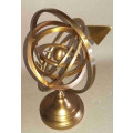 Armillary globe on base. Beautiful item to complement your home