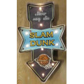 Slam dunk , metal light sign.