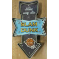 Slam dunk , metal light sign.