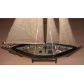 Ship model. Sailing ship, fantastic detail. Pre built                  bd11