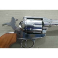 .45 Caliber Cavalry Revolver + Leather Holster + Catridge Belt. Replica pistol.