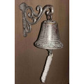 Garden cast-iron gate bell