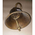 Antique Genuine solid brass ship bell 19cm