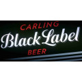 Carling Black Label pub,bar, man cave,  advert light box . LED.