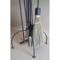 5pcs Econo Wrought Iron Companion set with African Grass broom.