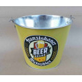 Franziskaner Beissbier, beer metal ice bucket.