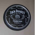 Jack Daniel`s illuminated clock. 40cm diameter.