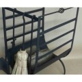 Fireplace Log Rack large with 4 tools. African theme